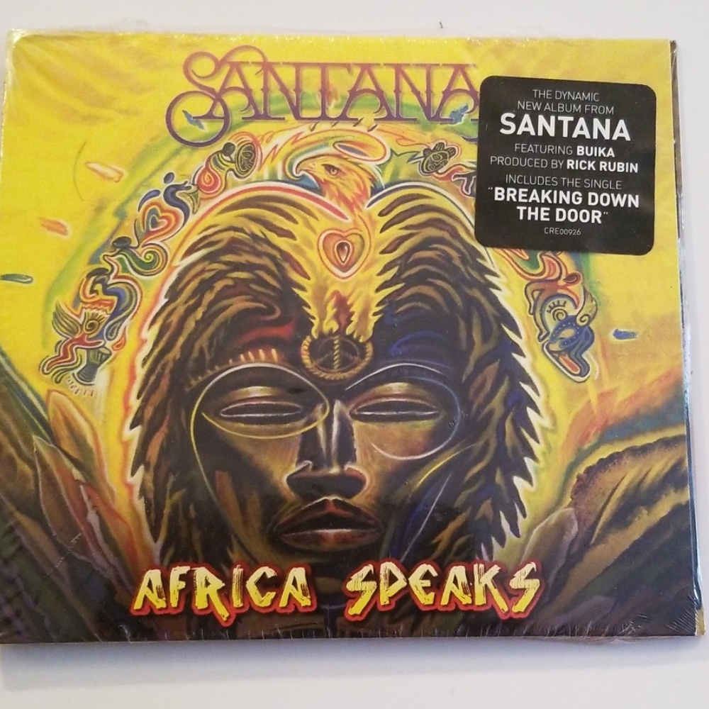 New Sealed SANTANA cd. "AFRICA SPEAKS"